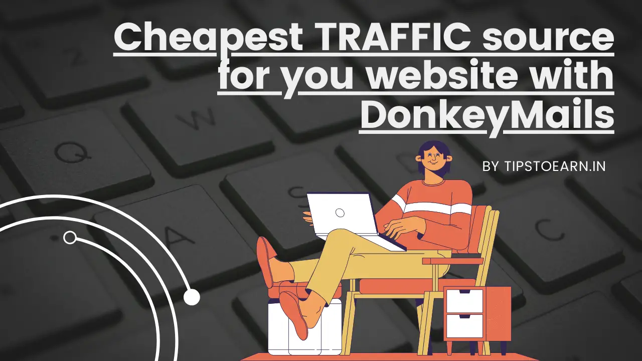 Cheapest traffic source for you website with DonkeyMails