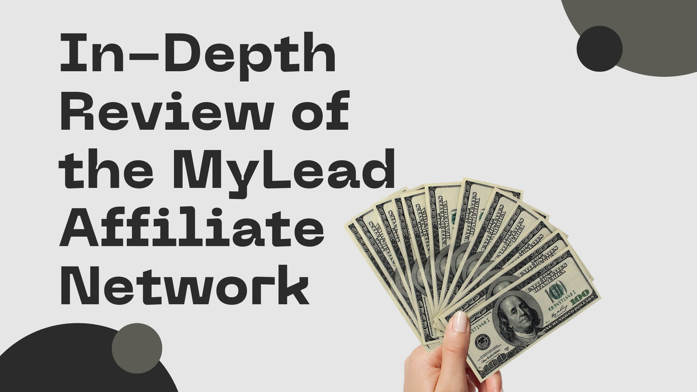 In-Depth review of the MyLead affiliate network